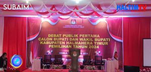 Suasana Jelang Debat Pasangan Calon Bupati dan Calon Wakil Bupati Halmahera Timur