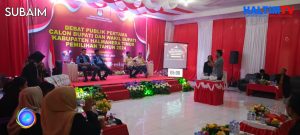 Inilah Debat Pertama, Dua Pasang Kandidat Haltim Memilih, Silahkan Simak dan Nilai