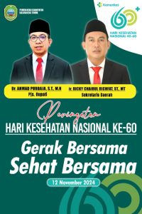 BERITA IKLAN : Pemkab Halmahera Timur Mengucapkan Selamat Hari Kesehatan Nasional (HKN) yang Ke-60
