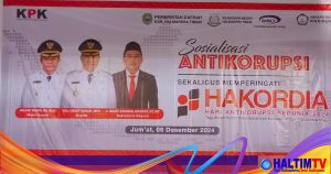 Sosialisasi Anti Korupsi, Pemkab Haltim Bertekad Berantas Korupsi Tanpa Korupsi