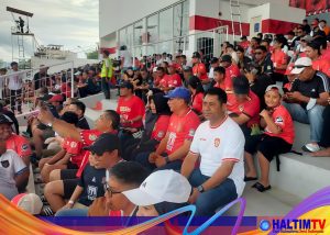 Didampingi Walikota Tauhid, Bupati Ubaid Yakub Nobar MU vs PSM