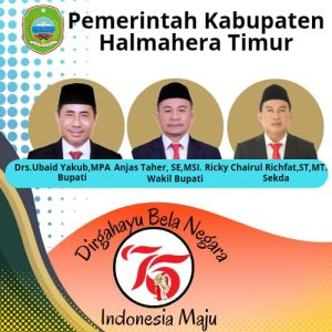 BERITA IKLAN : Pemerintah Kabupaten Halmahera Timur Mengucapkan Dirgahayu 76 Tahun Hari Bela Negara 2024