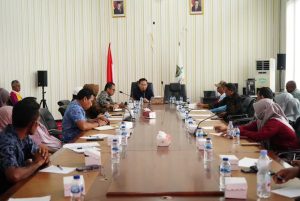 Sekda Haltim Pimpin Rapat Sambut Kunjungan Menteri Kesehatan