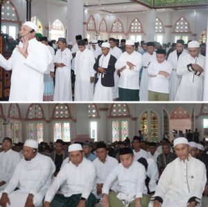 Dihadiri Bupati dan Wabub, Pemkab Haltim Gelar Shalat Idul Fitri di Masjid Agung IQRA