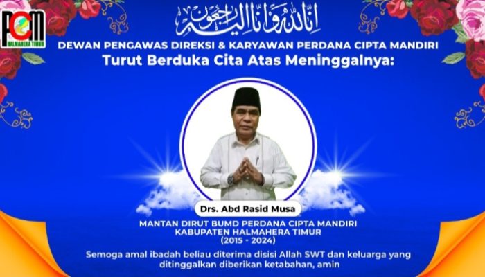 Mantan Dirut Meninggal, Dewan Pengawas Direksi dan Karyawan BUMD PCM Turut Berduka Cita