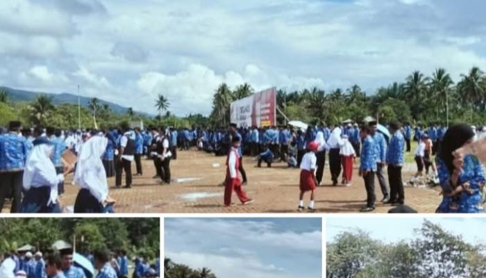 Waduuh ! Upacara Belum Selesai ASN Sudah Bubar 