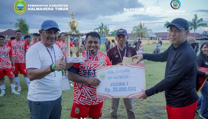 Raih Bonus Rp 20 Juta, United FC Setda Juara ASN Cup I