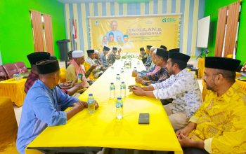 Partai Golkar Haltim Tahlilan dan Doa Bersama Membagi Ribuan Paket Sembako