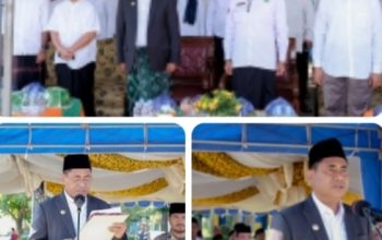 Jadi Irup HUT Santri, Bupati Ubaid Sumbang Pesantren Rp 70 Juta
