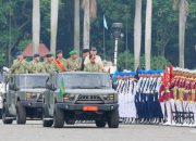 H-1 HUT TNI, Panglima dan Menhan Tinjau Geladi Bersih