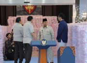 Lagi, Prabowo Saksikan Penyerahan Uang Hasil Penyitaan Kerugian Negara Rp 6,625 Triliun