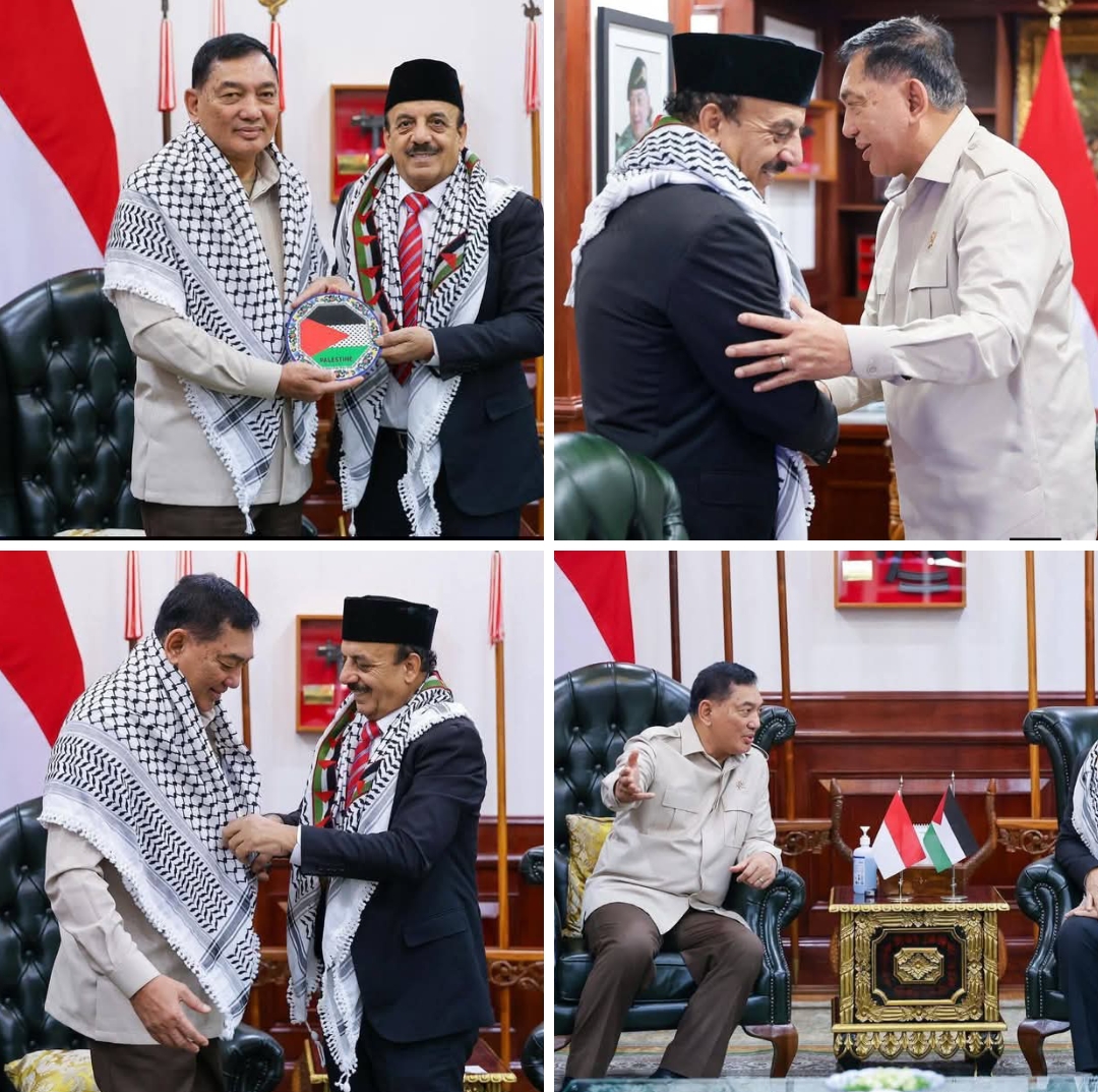 Dubes Palestina Temui Menteri Pertahanan RI