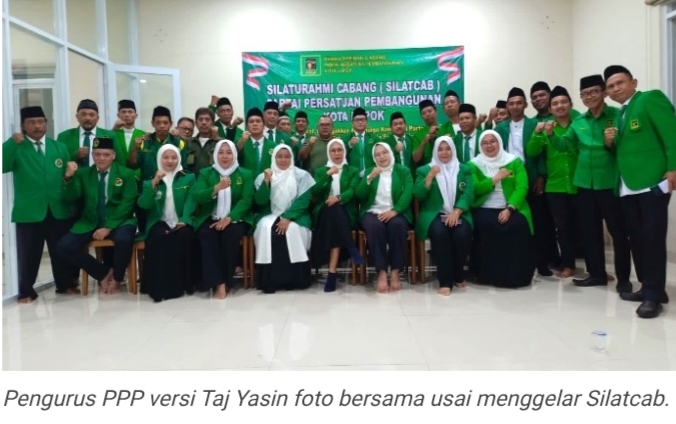PPP Kubu Sekjen Taj Yasin Tolak  Ruzhanul Ulum jadi Ketua DPW PPP Jabar