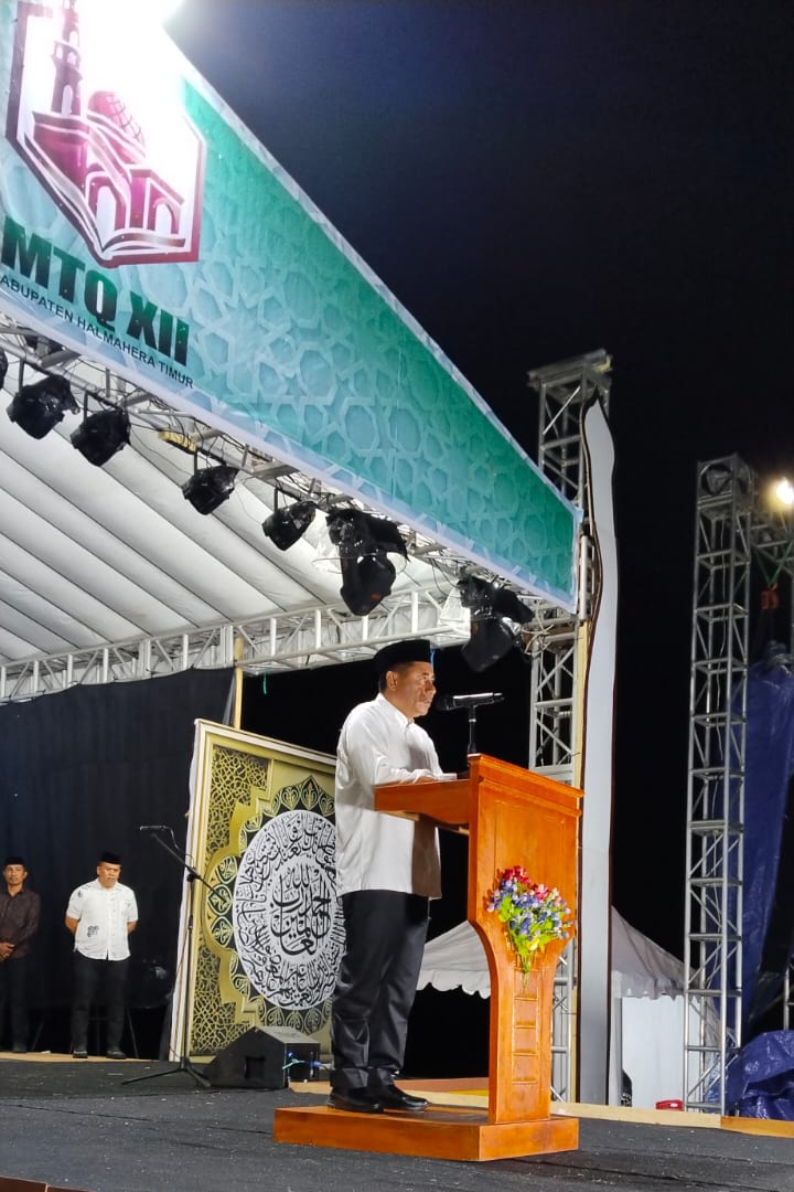 Dibuka Bupati Ubaid, MTQ XII Kabupaten Haltim Resmi Dimulai