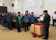 Bupati Ubaid Lantik Abdurrahim Fabanyo Jabat Sekdis Dukcapil