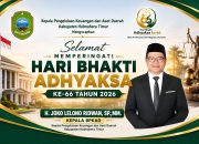 BERITA IKLAN : Kepala BPKAD Kabupaten Halmahera Timur & Jajarannya Mengucapkan Selamat Hari Bhakti Adyaksa Ke-66