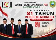 BERITA IKLAN : Direksi dan Karyawan BUMD PD Cipta Perdana Mandiri Mengucapkan Dirgahayu 81 Tahun Republik  Indonesia